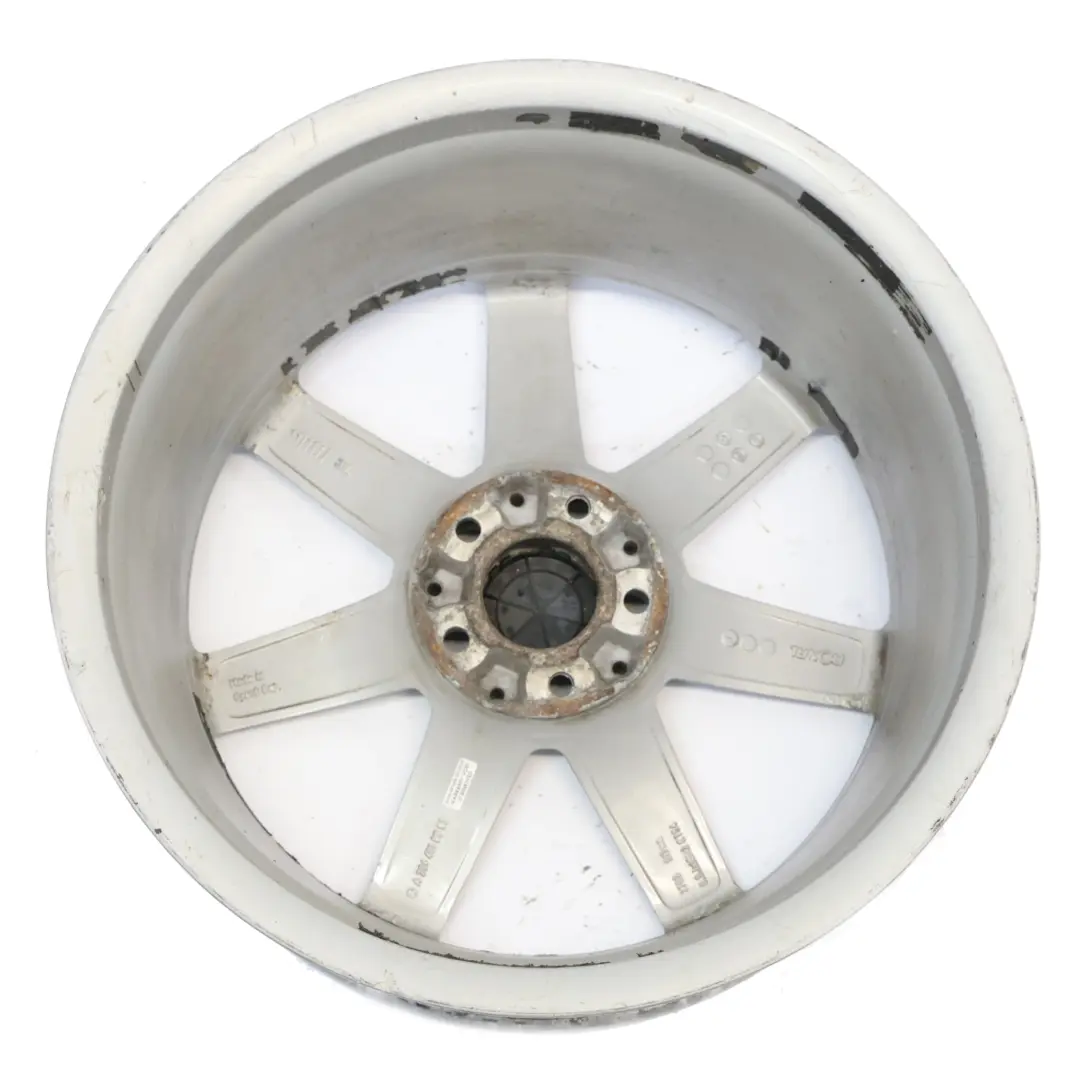 7-Spoke AMG Silver Rear Alloy Wheel Rim 18" 8,5J to Mercedes W204 with Part number A2044019902 Mercedes W204 7-Spoke AMG Silver Rear Alloy Wheel Rim 18" 8,5J - SKU A2044019902-4 - Part number A2044019902