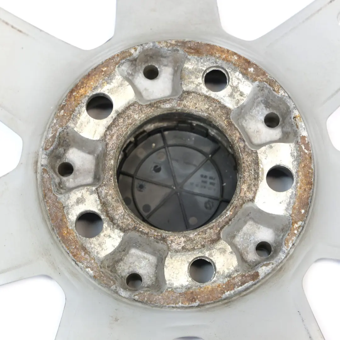 7-Spoke AMG Silver Rear Alloy Wheel Rim 18" 8,5J to Mercedes W204 with Part number A2044019902 Mercedes W204 7-Spoke AMG Silver Rear Alloy Wheel Rim 18" 8,5J - SKU A2044019902-4 - Part number A2044019902