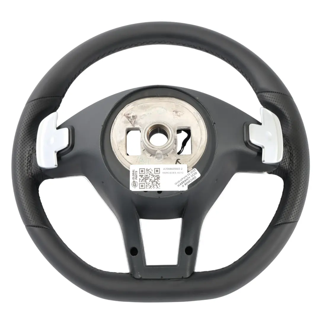  Steering Wheel Mercedes C207 W212 NEW Black Leather Sport Paddle Shift - SKU A2044605603-2 - Part number A2044605603