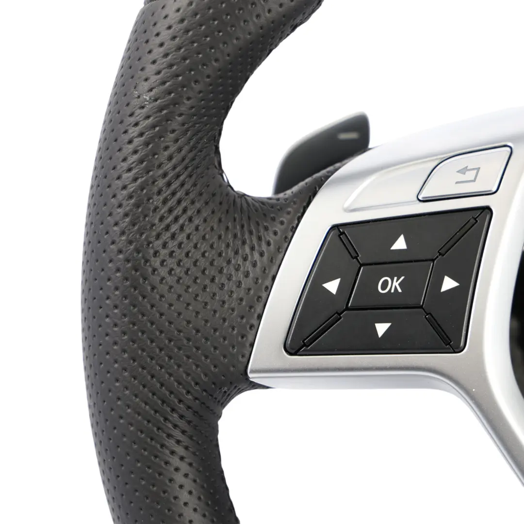 Kierownica NOWA Czarna Skóra Sport Łopatki do Mercedes C207 W212 o numerze A2044605603 Mercedes C207 W212 Kierownica NOWA Czarna Skóra Sport Łopatki - SKU A2044605603-2 - Numer Części A2044605603