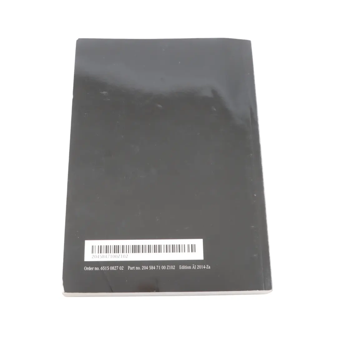 Owner's Handbook Service Booklet Manual to Mercedes W204 with Part number A2045847100 Mercedes W204 Owner's Handbook Service Booklet Manual - SKU A2045847100 - Part number A2045847100