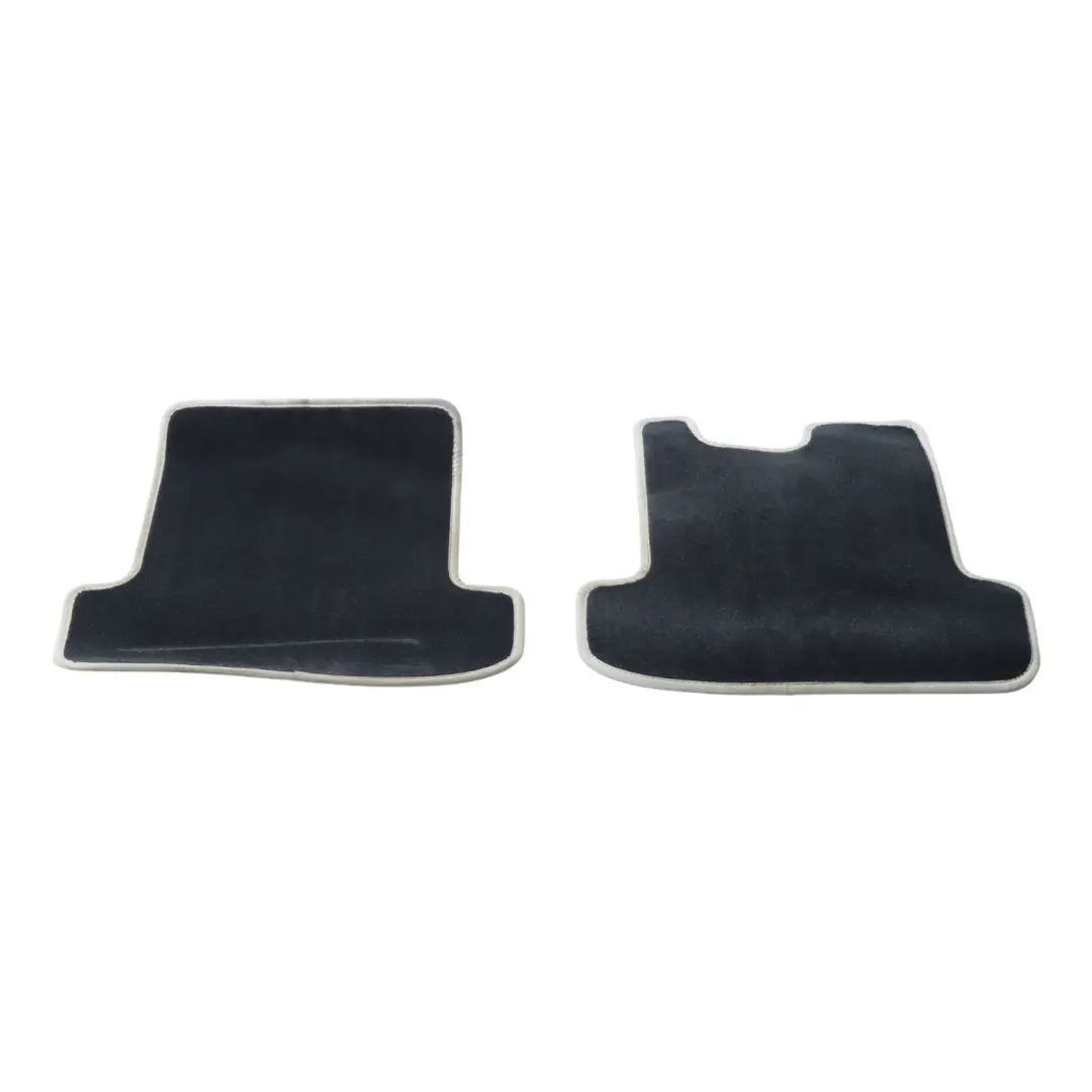 Mercedes W204 Interior Carpet Floor Mats Black Rear Set - SKU A2046802800-1 - Part number A2046802800