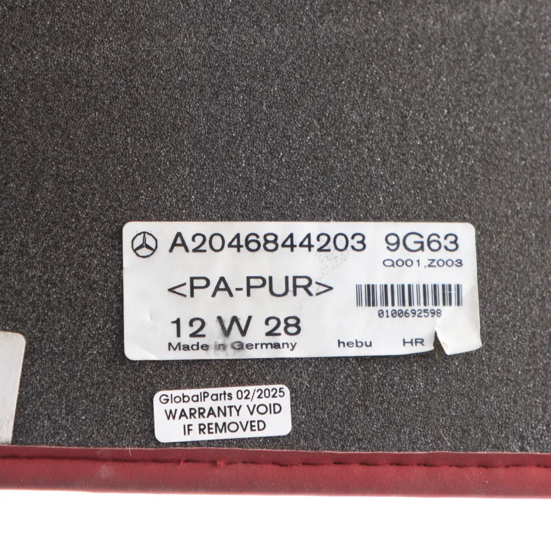 Interior Carpet Floor Mats Black Rear Set to Mercedes W204 AMG with Part number A2046844203 Mercedes W204 AMG Interior Carpet Floor Mats Black Rear Set - SKU A2046844203 - Part number A2046844203