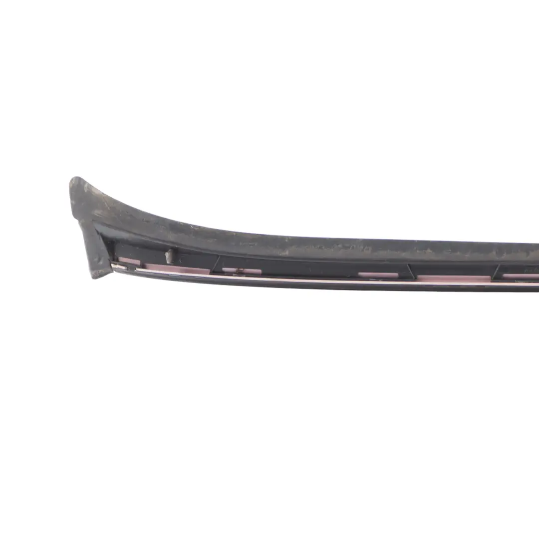 Mercedes W204 Front Windscreen Water Deflector Trim Right O/S Obsidian Black-197 - SKU A2046907162-OB - Part number A2046907162