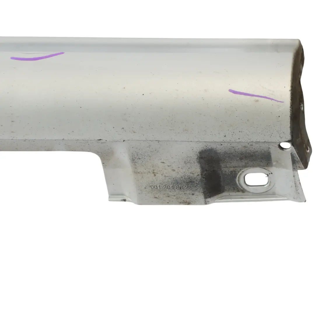 Side Skirt Door Sill Cover Right O/S Iridium Silver - 775 to Mercedes W204 with Part number A2046981454 Mercedes W204 Side Skirt Door Sill Cover Right O/S Iridium Silver - 775 - SKU A2046981454-IRS - Part number A2046981454
