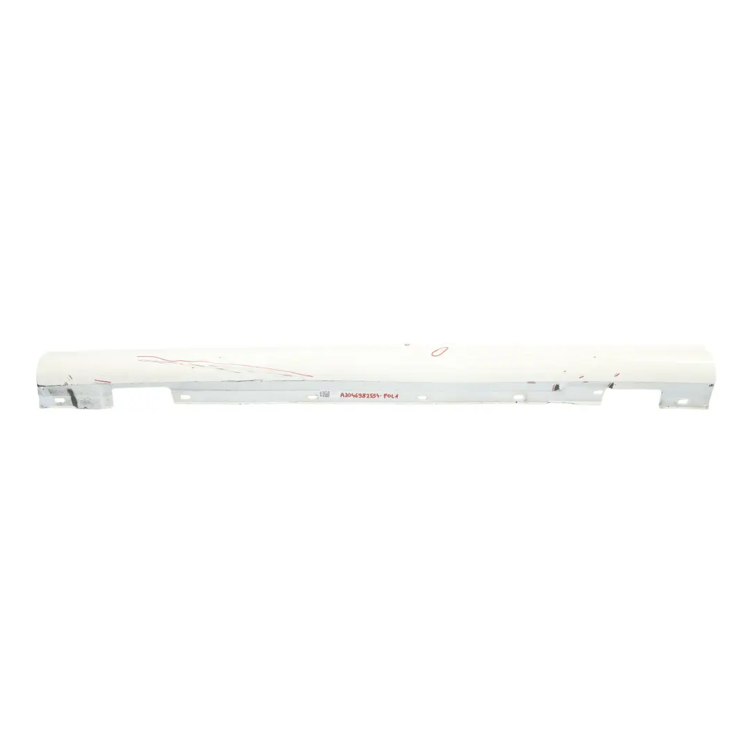 Mercedes C204 Faldón Lateral AMG Styling Cubre Umbral Izquierdo Polar White 149 - SKU A2046982554-POL1 - Número de pieza A2046982554