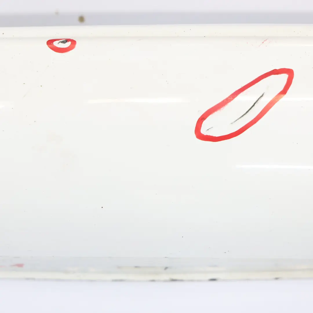 Mercedes C204 AMG Side Skirt Styling Door Sill Cover Left N/S Polar White - 149 - SKU A2046982554-POL1 - Part number A2046982554