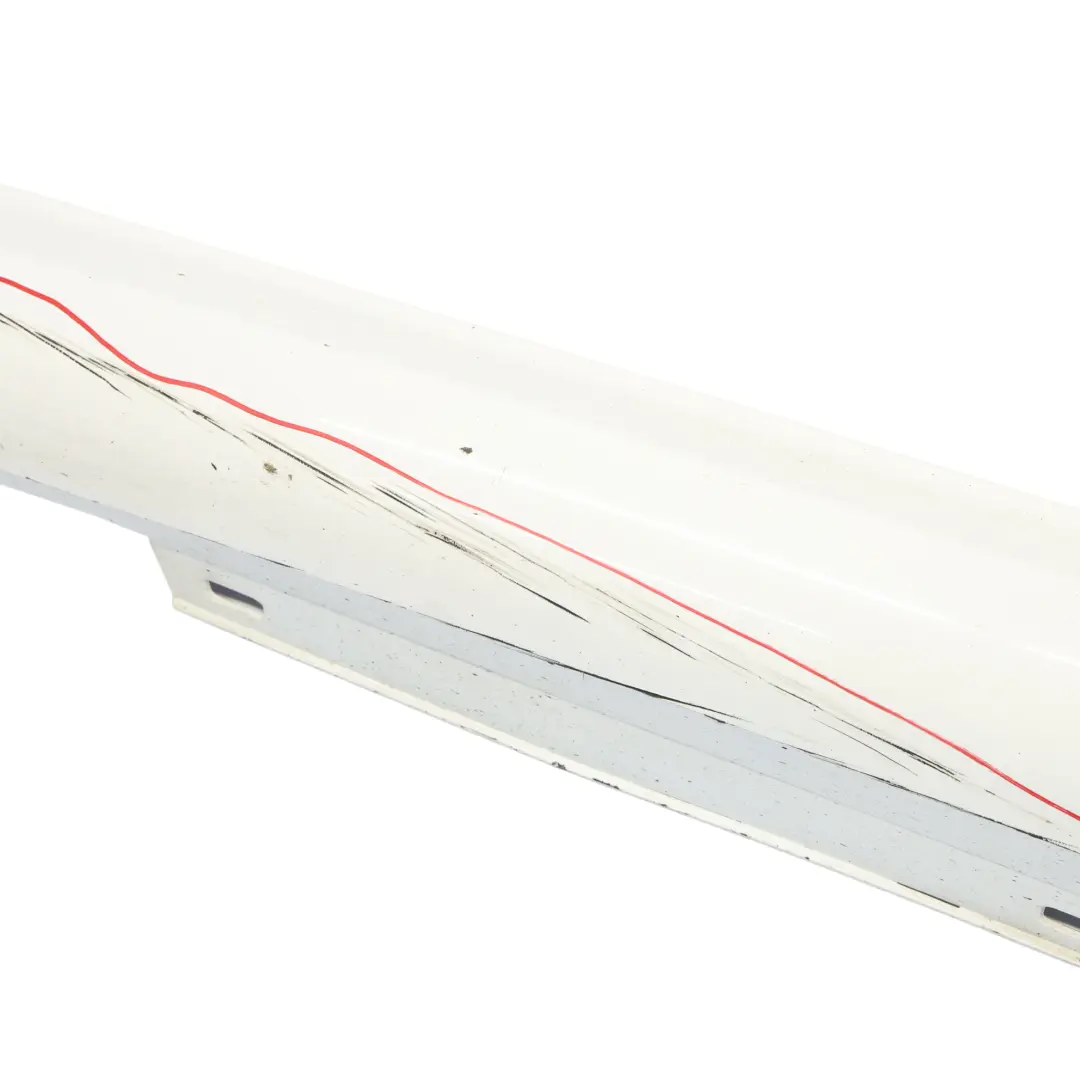 Mercedes C204 AMG Styling Türschwellerabdeckung Links Polar White - 149 - SKU A2046982554-POL1 - Teilenummer A2046982554