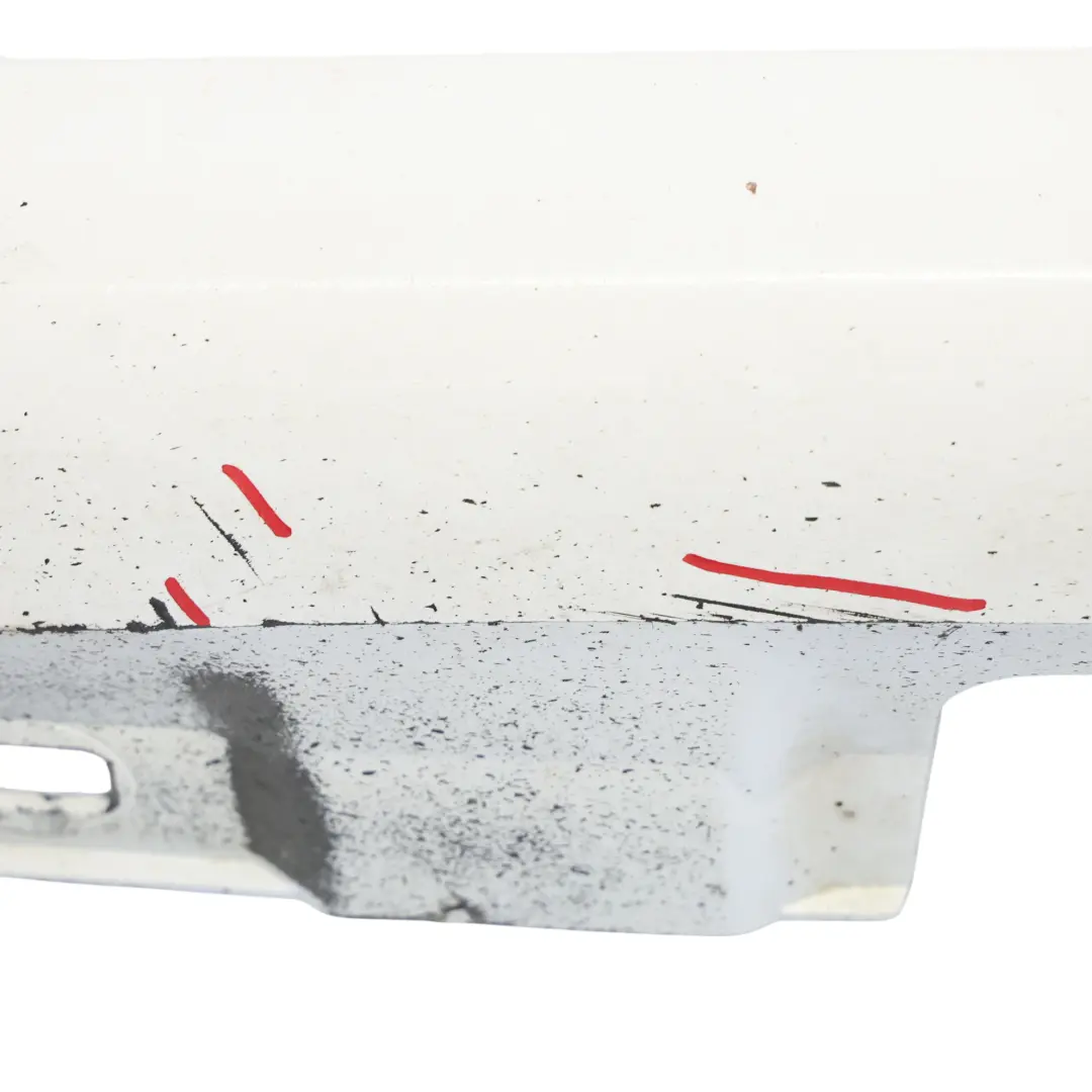 Mercedes C204 AMG Styling Türschwellerabdeckung Links Polar White - 149 - SKU A2046982554-POL1 - Teilenummer A2046982554