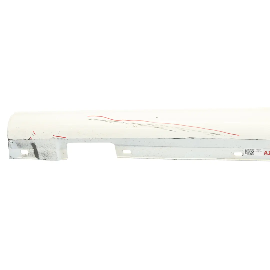 Mercedes C204 AMG Styling Türschwellerabdeckung Links Polar White - 149 - SKU A2046982554-POL1 - Teilenummer A2046982554