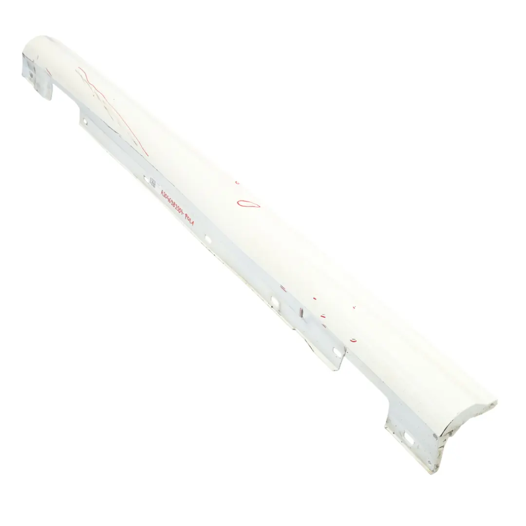 Mercedes C204 AMG Styling Türschwellerabdeckung Links Polar White - 149 - SKU A2046982554-POL1 - Teilenummer A2046982554