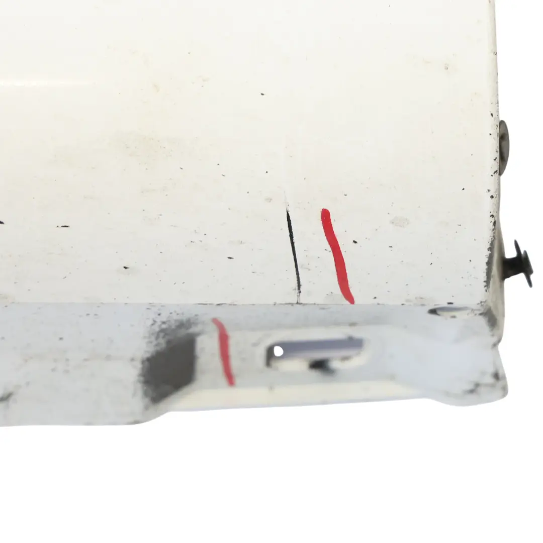 Mercedes C204 AMG Styling Side Skirt Door Sill Cover Right O/S Polar White 149 - SKU A2046982654-POL1 - Part number A2046982654