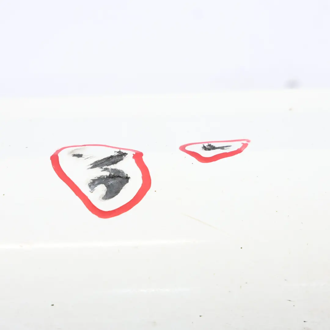Mercedes C204 AMG Styling Side Skirt Door Sill Cover Right O/S Polar White 149 - SKU A2046982654-POL1 - Part number A2046982654