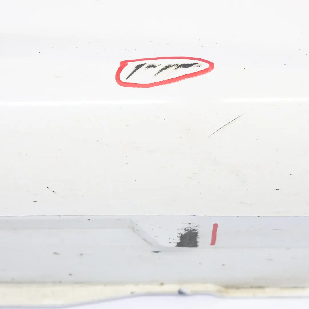 Mercedes C204 AMG Styling Side Skirt Door Sill Cover Right O/S Polar White 149 - SKU A2046982654-POL1 - Part number A2046982654