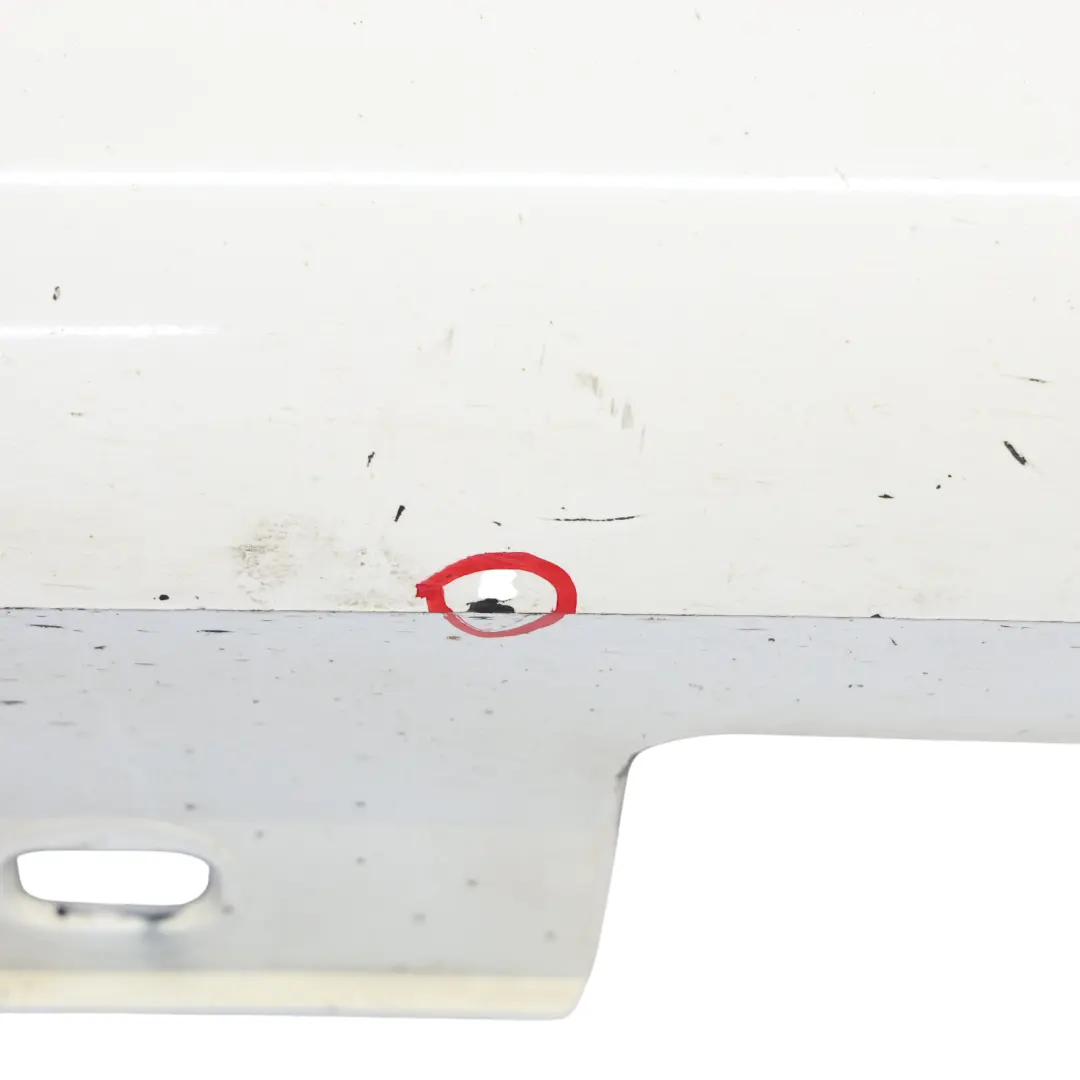 Mercedes C204 AMG Styling Side Skirt Door Sill Cover Right O/S Polar White 149 - SKU A2046982654-POL1 - Part number A2046982654