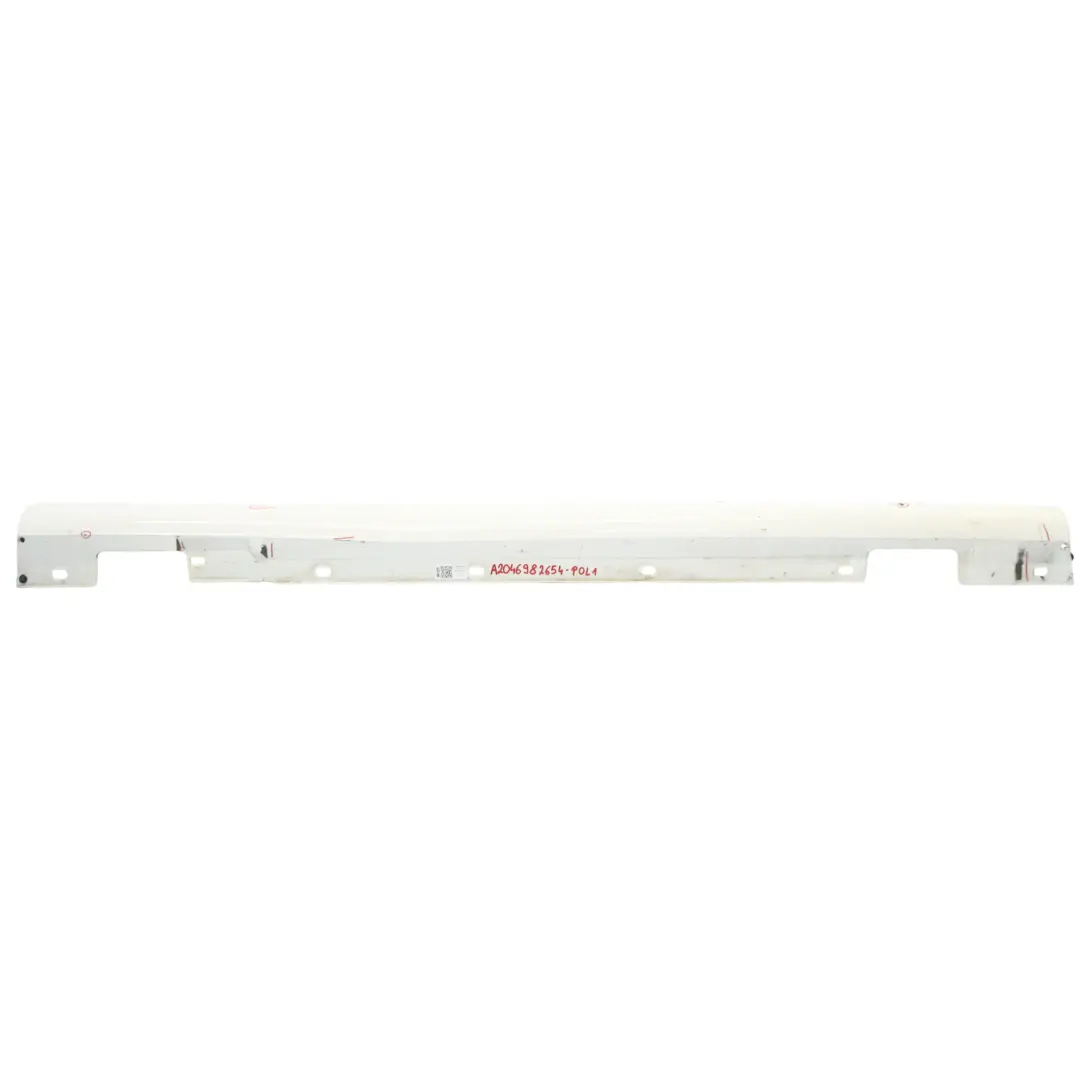 Mercedes C204 Latérale Seuil De Porte Droite AMG Styling Polar White Blanc - 149 - SKU A2046982654-POL1 - Numéro de pièce A2046982654