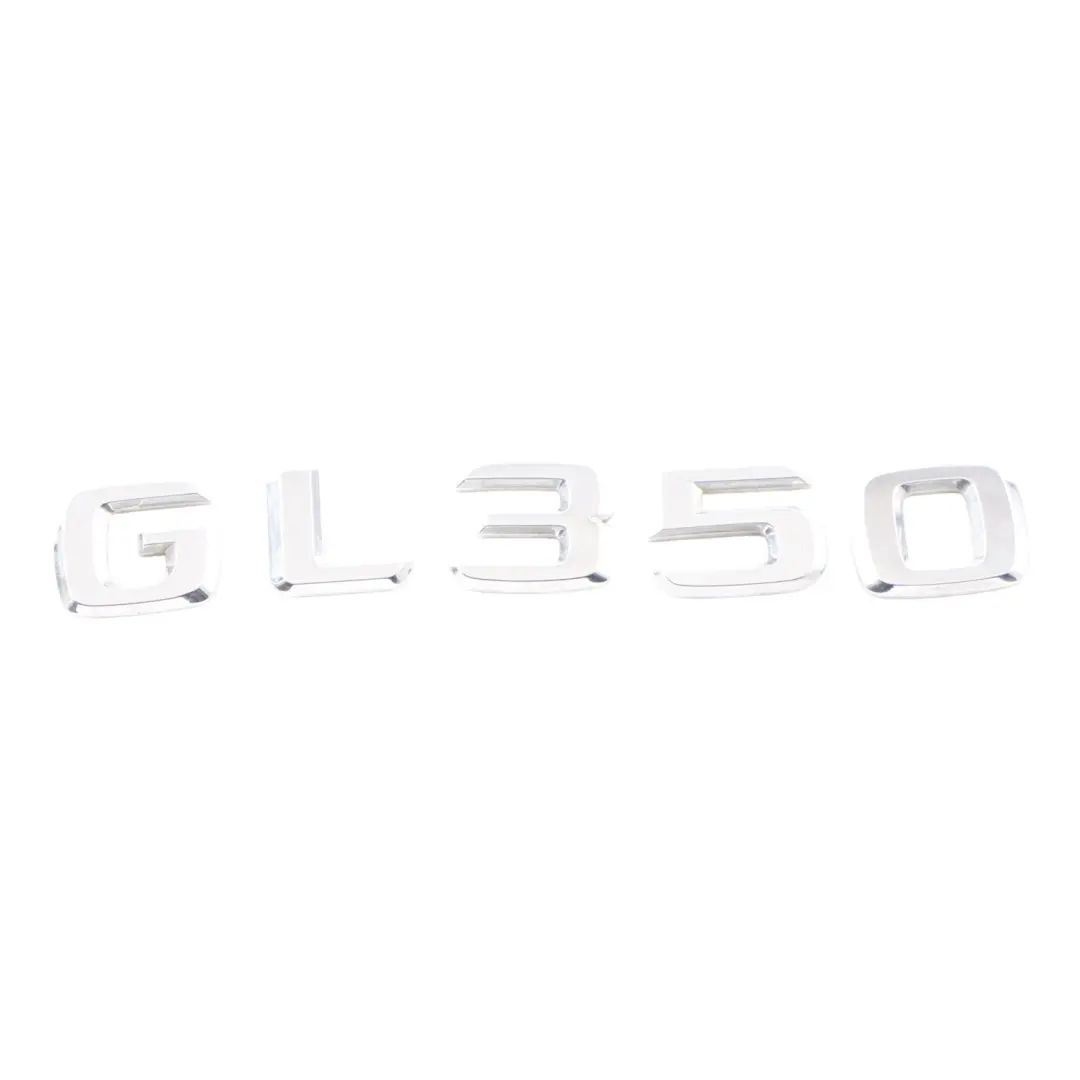 Boot Trunk Lid Adhered Emblem Badge Lettering GL 350 to Mercedes X166 Rear with Part number A2048170915 Mercedes X166 Rear Boot Trunk Lid Adhered Emblem Badge Lettering GL 350 - SKU A2048170915 - Part number A2048170915