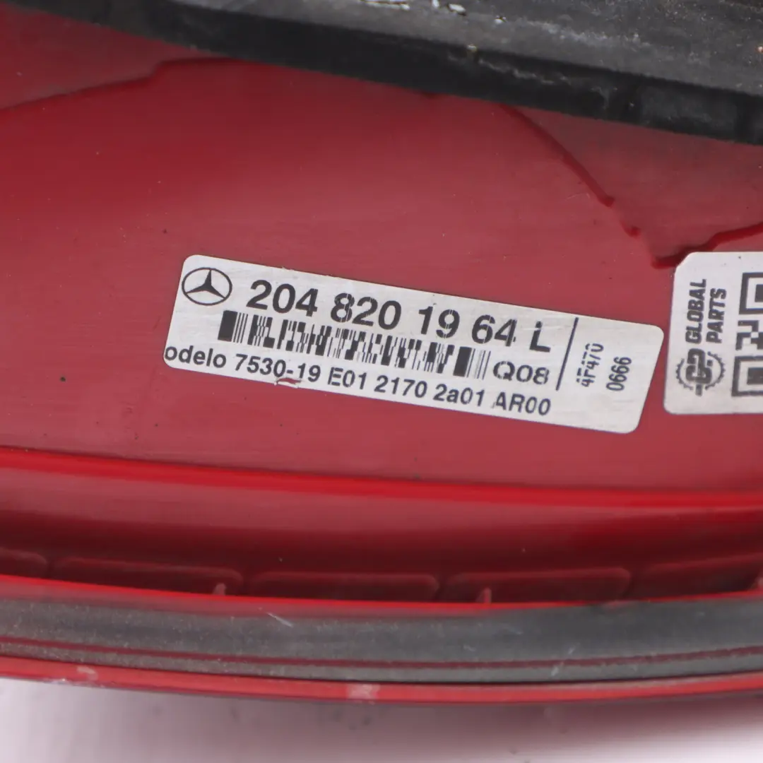 Luz Trasera Izquierda Panel Lateral Lámpara Trasera para Mercedes W204 con número de pieza A2048201964 Mercedes W204 Luz Trasera Izquierda Panel Lateral Lámpara Trasera - SKU A2048201964 - Número de pieza A2048201964