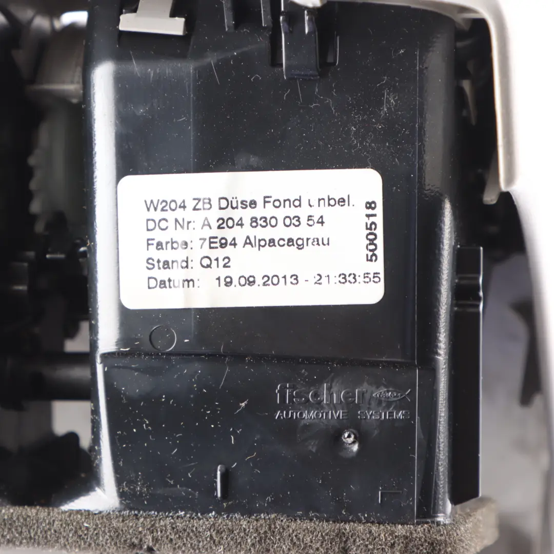 Vent Mercedes W204 W207 Centre Console Rear Nozzle Grille WHITE to Air with Part number A2048300354 Air Vent Mercedes W204 W207 Centre Console Rear Nozzle Grille WHITE - SKU A2048300354-3 - Part number A2048300354