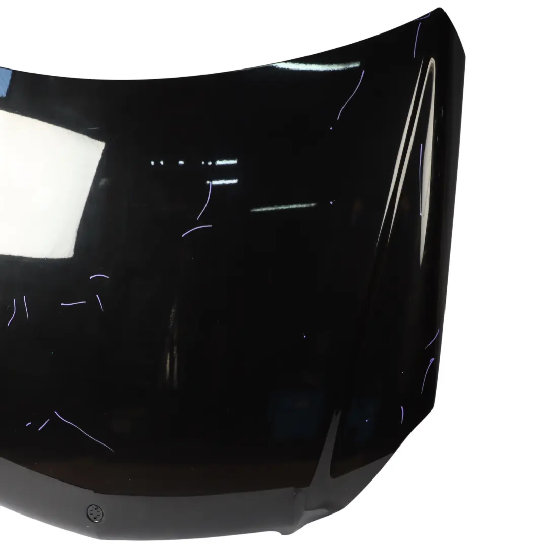 Hood Bonnet Trim Panel Obsidian Black Metallic - 197 to Mercedes W204 with Part number A2048801057 Mercedes W204 Hood Bonnet Trim Panel Obsidian Black Metallic - 197 - SKU A2048801057-OB - Part number A2048801057