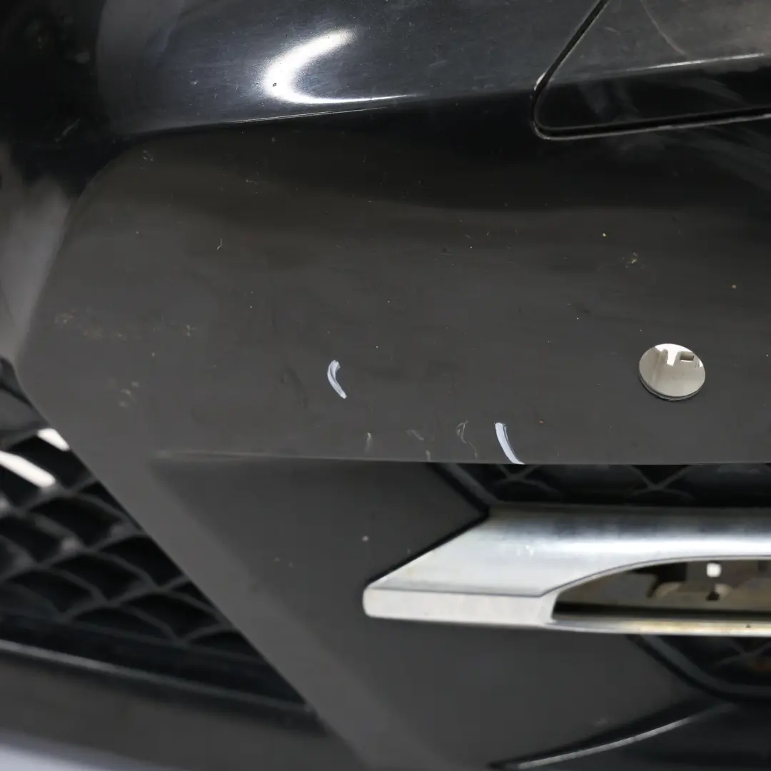 Front Bumper AMG Trim Panel Cover Obsidian Black Metallic - 197 to Mercedes W204 with Part number A2048808347 Mercedes W204 Front Bumper AMG Trim Panel Cover Obsidian Black Metallic - 197 - SKU A2048808347-OB - Part number A2048808347