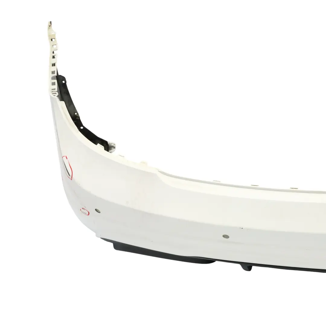 Bumper Trim Panel Covering Polar White - 149 to Mercedes W204 Rear with Part number A2048809347 Mercedes W204 Rear Bumper Trim Panel Covering Polar White - 149 - SKU A2048809347-POL - Part number A2048809347
