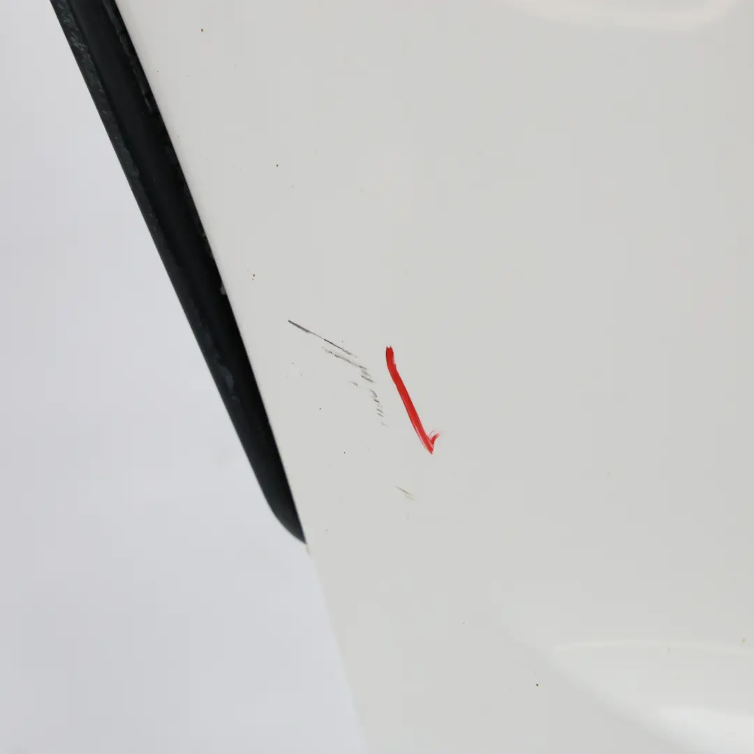 Bumper Trim Panel Covering Polar White - 149 to Mercedes W204 Rear with Part number A2048809347 Mercedes W204 Rear Bumper Trim Panel Covering Polar White - 149 - SKU A2048809347-POL - Part number A2048809347