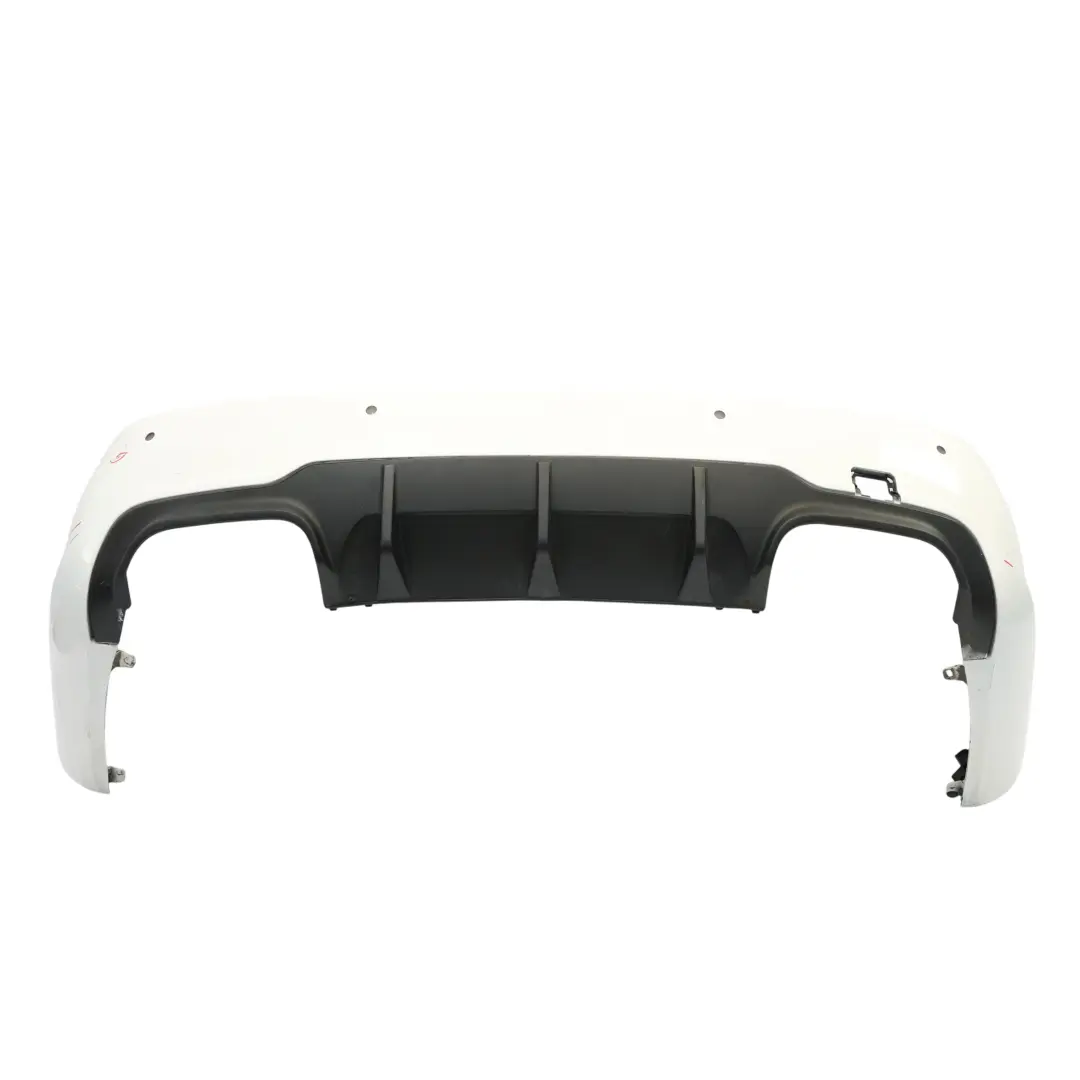 Bumper Trim Panel Covering Polar White - 149 to Mercedes W204 Rear with Part number A2048809347 Mercedes W204 Rear Bumper Trim Panel Covering Polar White - 149 - SKU A2048809347-POL - Part number A2048809347