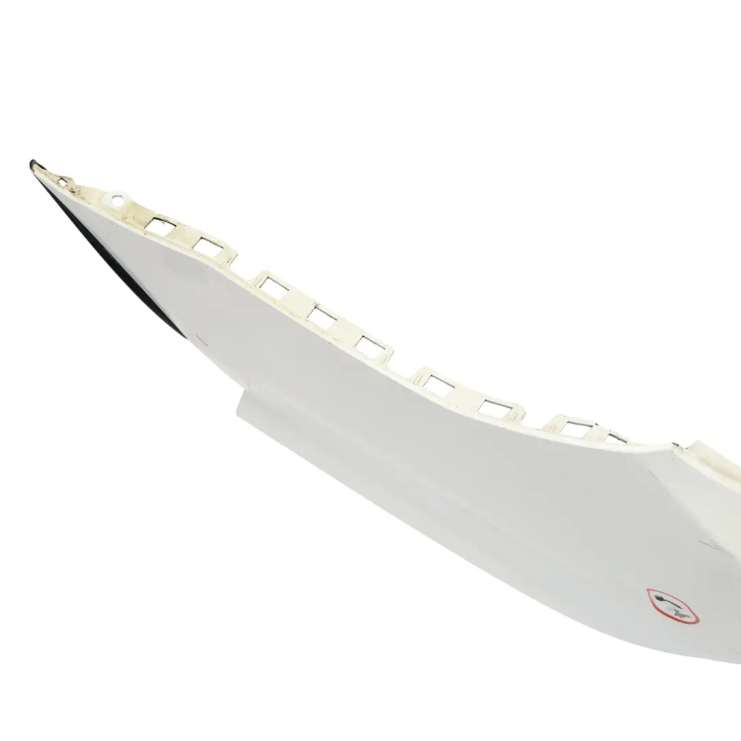 Bumper Trim Panel Covering Polar White - 149 to Mercedes W204 Rear with Part number A2048809347 Mercedes W204 Rear Bumper Trim Panel Covering Polar White - 149 - SKU A2048809347-POL - Part number A2048809347