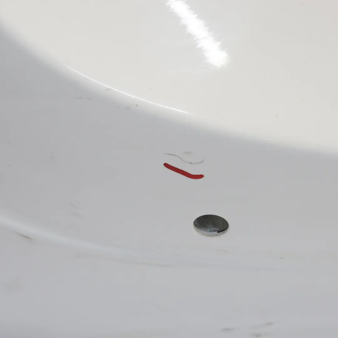 Bumper Trim Panel Covering Polar White - 149 to Mercedes W204 Rear with Part number A2048809347 Mercedes W204 Rear Bumper Trim Panel Covering Polar White - 149 - SKU A2048809347-POL1 - Part number A2048809347