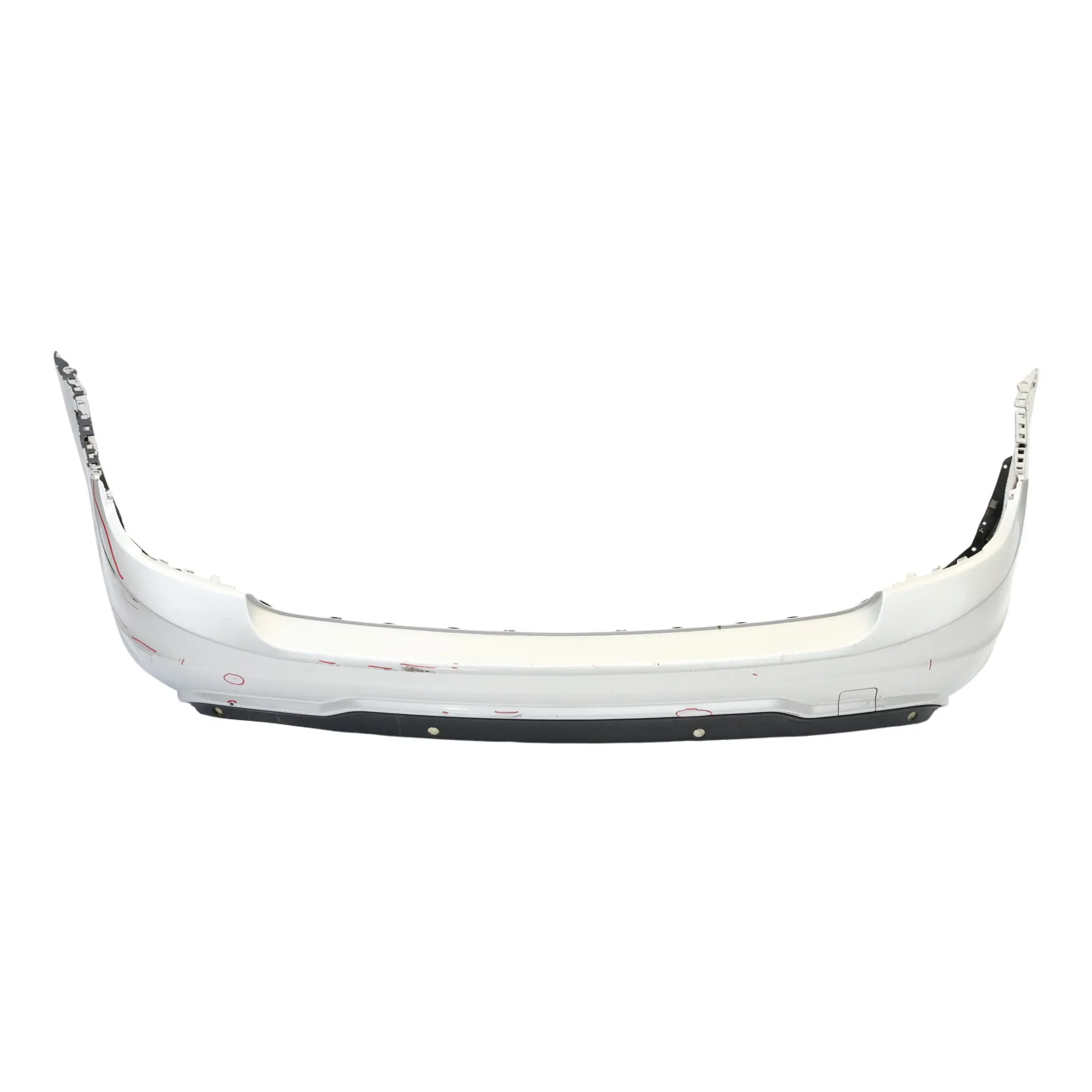 Mercedes S204 Rear Bumper Trim Panel Cover AMG Iridium Silver Metallic - 775
