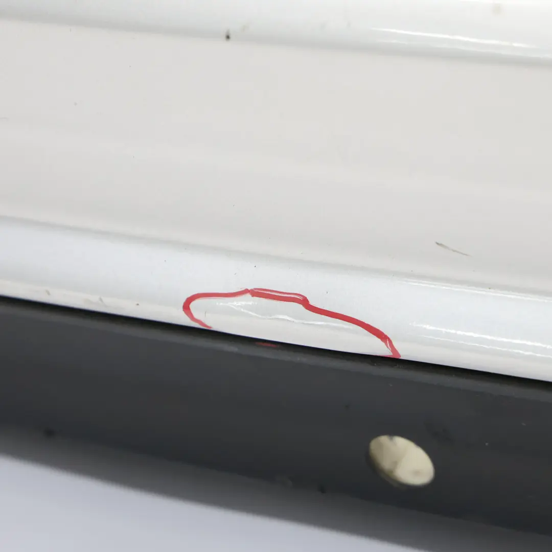 Mercedes S204 Rear Bumper Trim Panel Cover AMG Iridium Silver Metallic - 775 - SKU A2048809547-IRS - Part number A2048809547