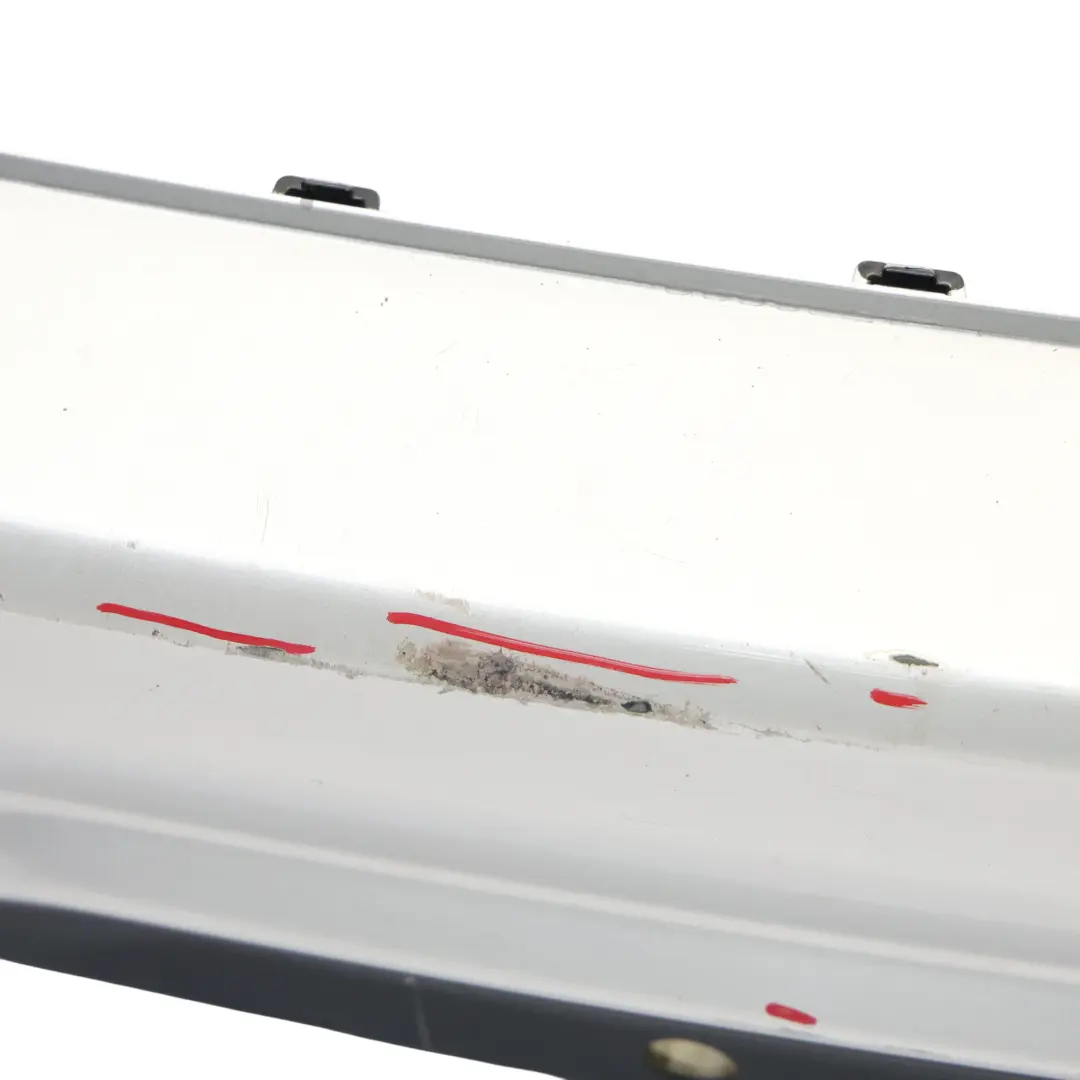 Mercedes S204 Rear Bumper Trim Panel Cover AMG Iridium Silver Metallic - 775 - SKU A2048809547-IRS - Part number A2048809547