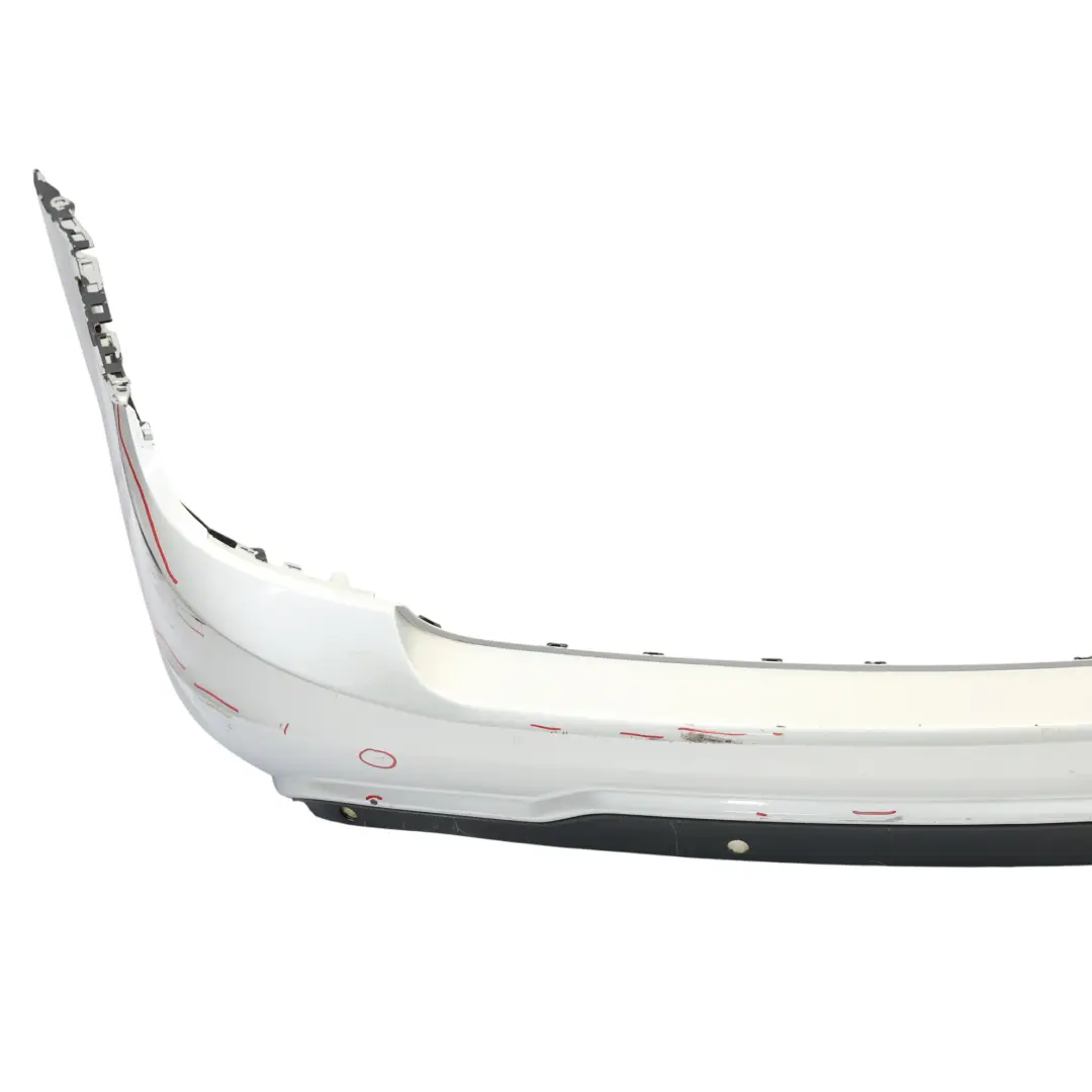 Bumper Trim Panel Cover AMG Iridium Silver Metallic - 775 to Mercedes S204 Rear with Part number A2048809547 Mercedes S204 Rear Bumper Trim Panel Cover AMG Iridium Silver Metallic - 775 - SKU A2048809547-IRS - Part number A2048809547