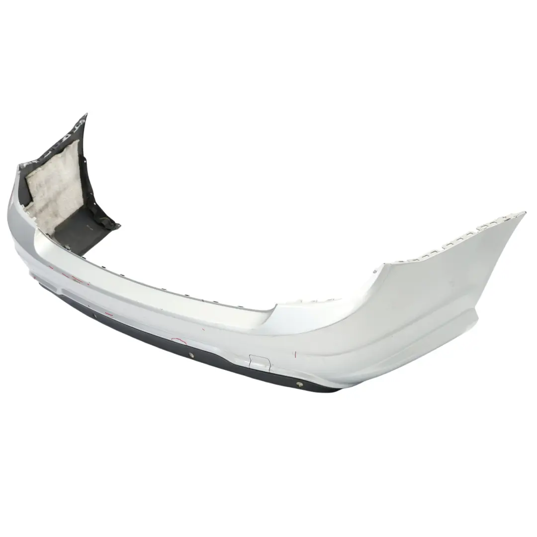 Bumper Trim Panel Cover AMG Iridium Silver Metallic - 775 to Mercedes S204 Rear with Part number A2048809547 Mercedes S204 Rear Bumper Trim Panel Cover AMG Iridium Silver Metallic - 775 - SKU A2048809547-IRS - Part number A2048809547