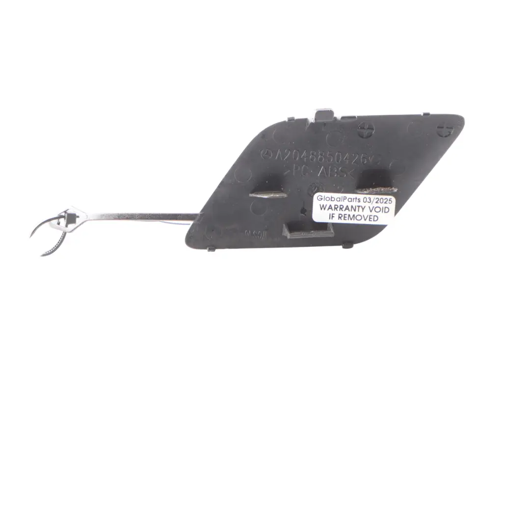 Mercedes S204 Front Bumper Towing Eye Flap Trim Cover Polar White - 149 - SKU A2048850426-POL - Part number A2048850426