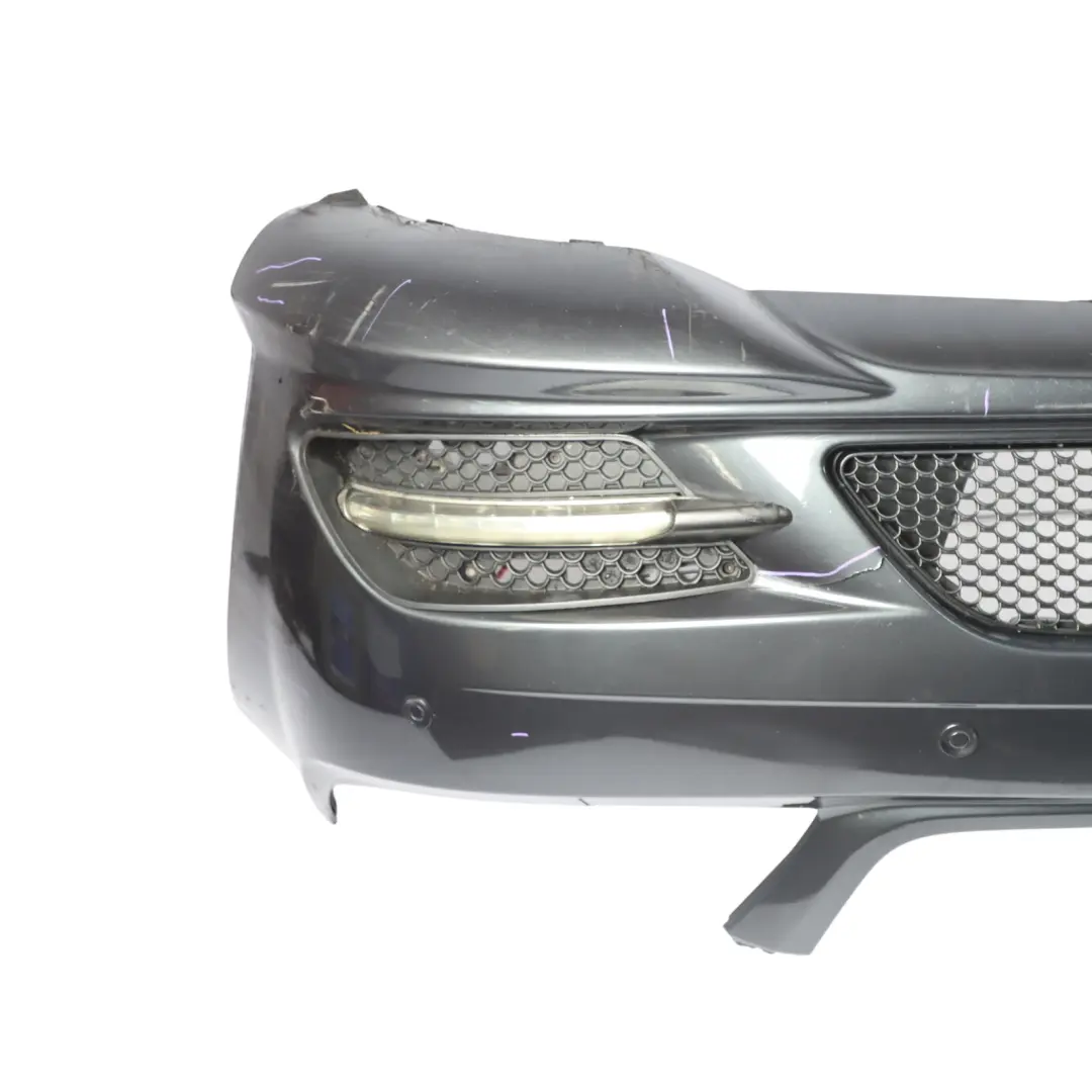 Front Bumper AMG Trim Panel Cover Tenorite Grey - 755 to Mercedes W204 with Part number A2048853725 Mercedes W204 Front Bumper AMG Trim Panel Cover Tenorite Grey - 755 - SKU A2048853725-TNG - Part number A2048853725