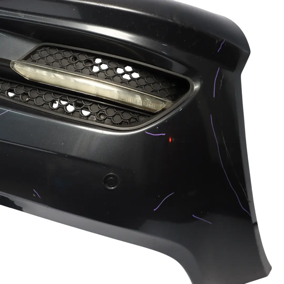 Front Bumper AMG Trim Panel Cover Tenorite Grey - 755 to Mercedes W204 with Part number A2048853725 Mercedes W204 Front Bumper AMG Trim Panel Cover Tenorite Grey - 755 - SKU A2048853725-TNG - Part number A2048853725