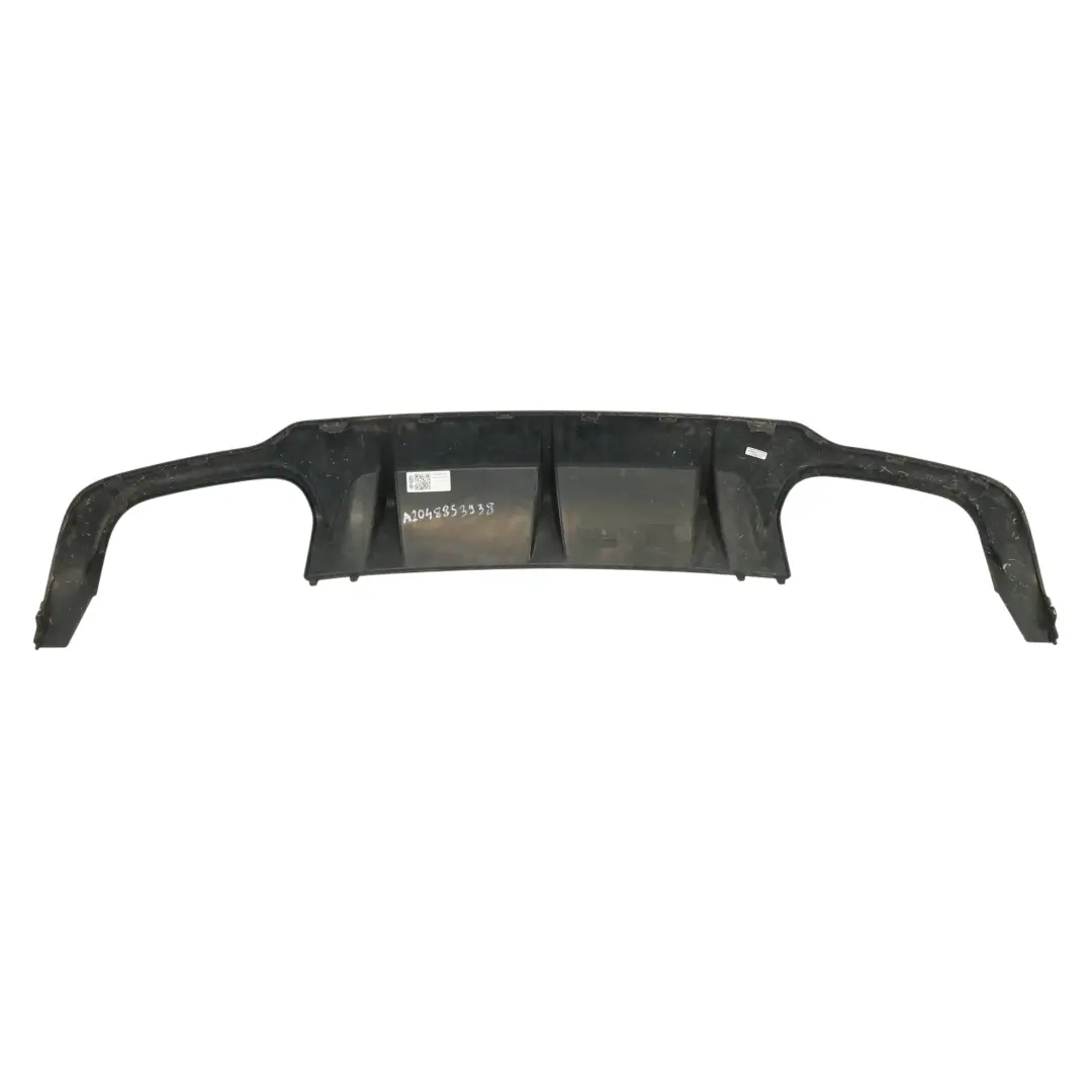 C63 AMG Rear Bumper Lower Diffuser Trim Panel Cover to Mercedes W204 with Part number A2048853938 Mercedes W204 C63 AMG Rear Bumper Lower Diffuser Trim Panel Cover - SKU A2048853938 - Part number A2048853938