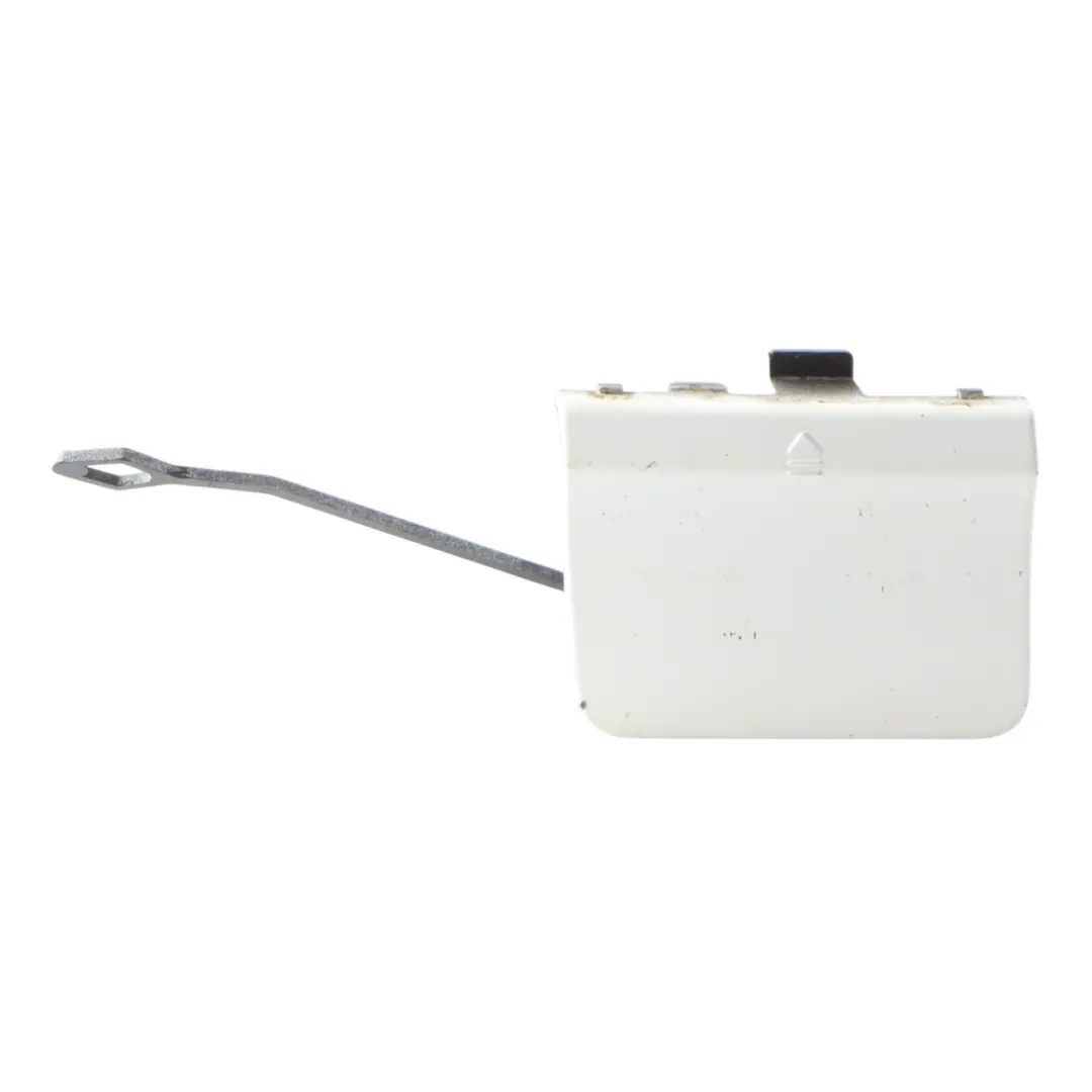 Bumper Tow Hook Cover Cap Calcite White 650 to Mercedes W204 Rear with Part number A2048855723 Mercedes W204 Rear Bumper Tow Hook Cover Cap Calcite White 650 - SKU A2048855723-CW - Part number A2048855723