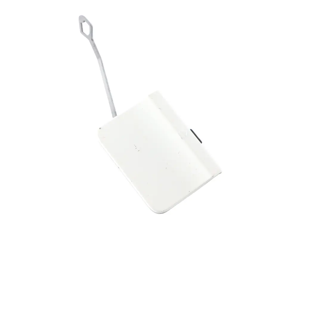 Bumper Tow Hook Cover Cap Calcite White 650 to Mercedes W204 Rear with Part number A2048855723 Mercedes W204 Rear Bumper Tow Hook Cover Cap Calcite White 650 - SKU A2048855723-CW - Part number A2048855723