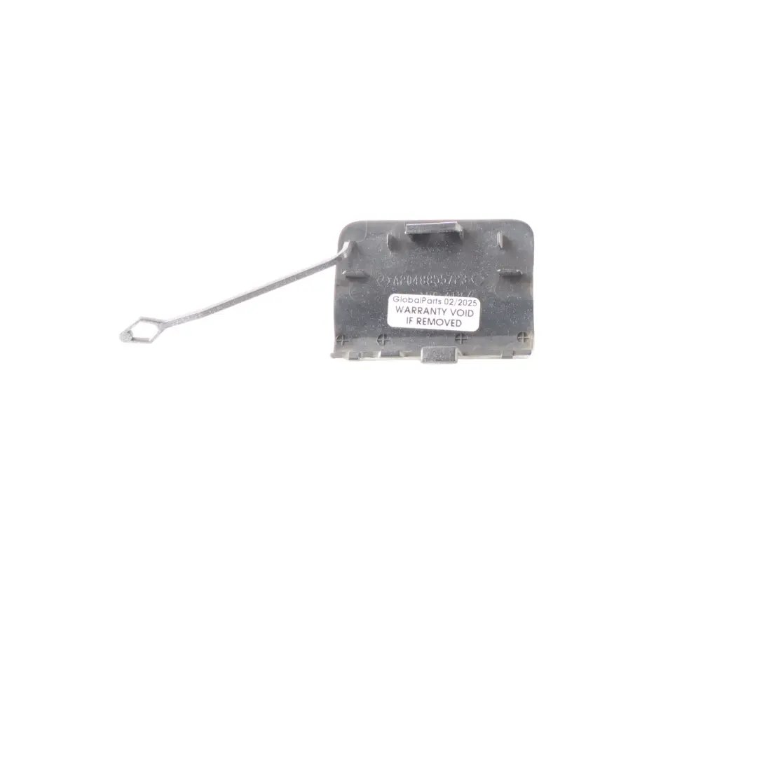 Bumper Tow Hook Cover Cap Calcite White 650 to Mercedes W204 Rear with Part number A2048855723 Mercedes W204 Rear Bumper Tow Hook Cover Cap Calcite White 650 - SKU A2048855723-CW - Part number A2048855723