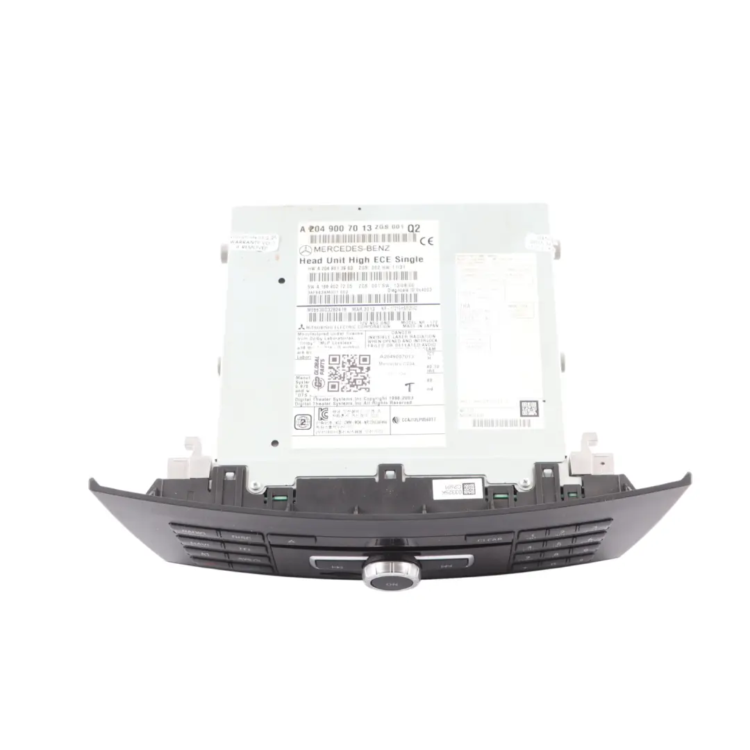 Mercedes W204 CD Player Radio Sat Nav Audio Head Unit - SKU A2049007013 - Part number A2049007013