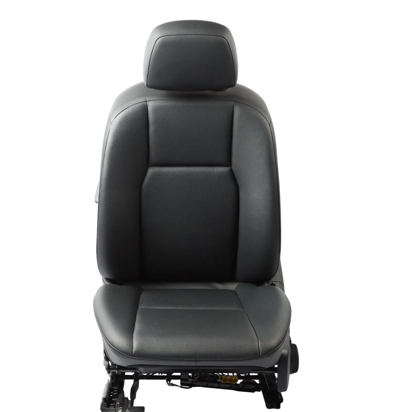 Mercedes W204 Asiento Delantero Izquierdo Interior Imitación Cuero Negro