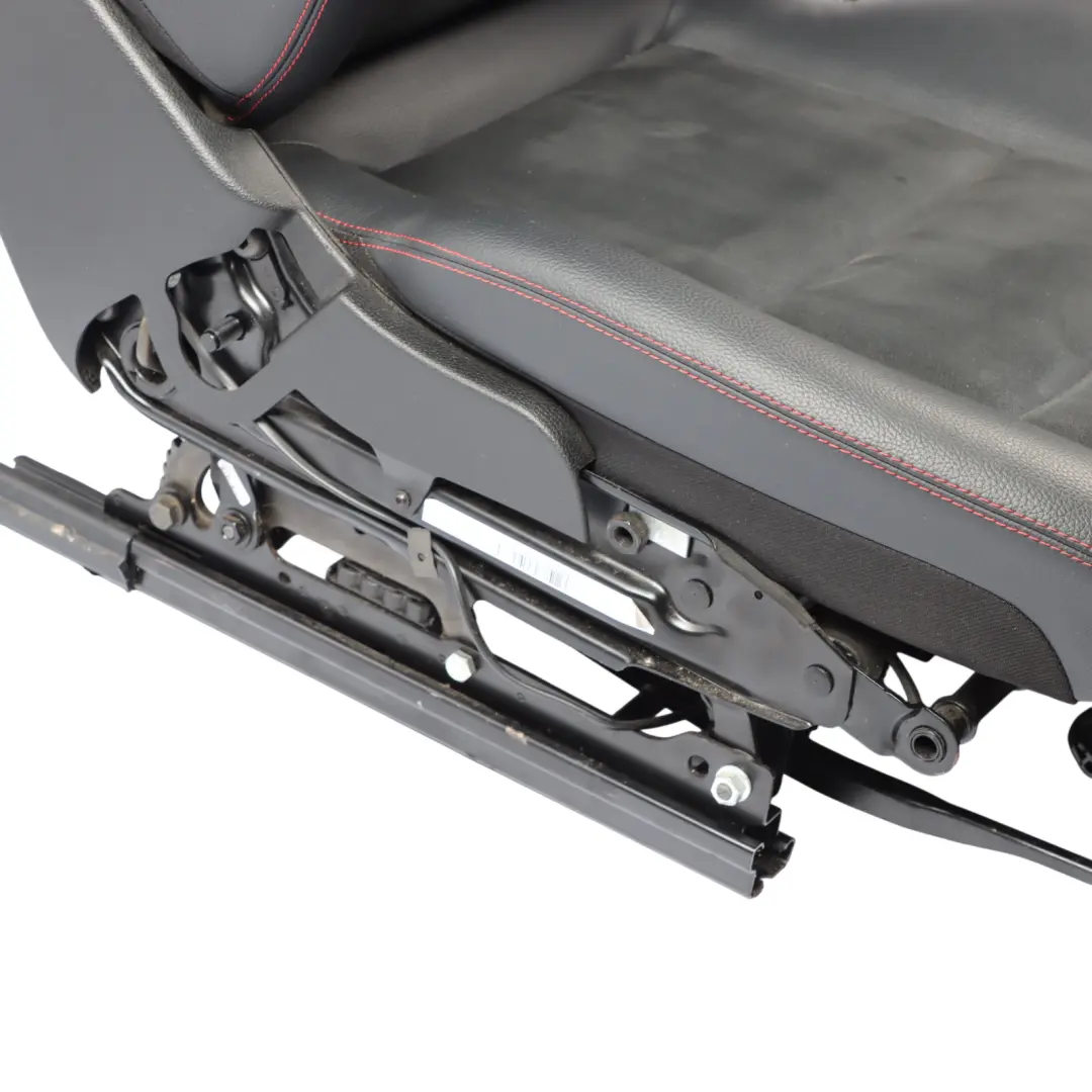 Mercedes W204 Front Left N/S Seat Black Anthracite Leather Red Stitching - SKU A2049109705-2 - Part number A2049109705