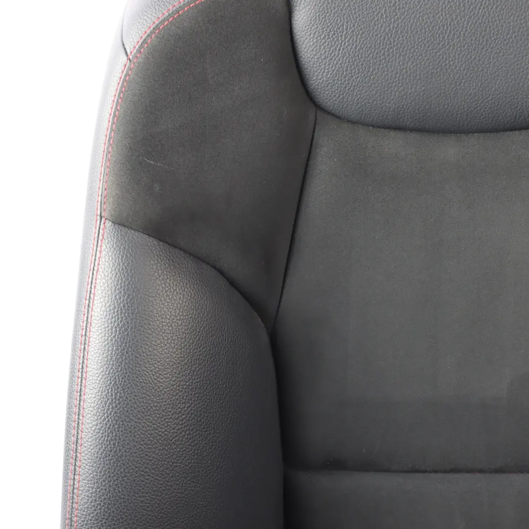 Mercedes W204 Front Left N/S Seat Black Anthracite Leather Red Stitching - SKU A2049109705-2 - Part number A2049109705