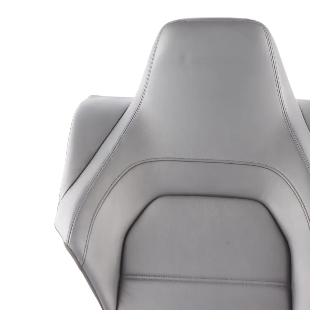 Seat Backrest Mercedes C204 Saloon Rear Right O/S Back Cover Leather - SKU A2049201960 - Part number A2049201960
