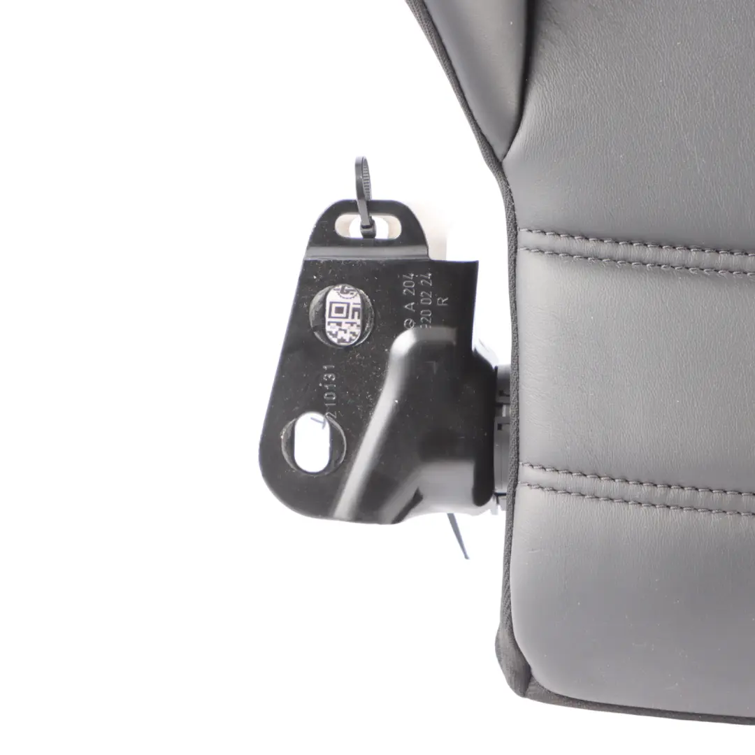 Seat Backrest Mercedes C204 Saloon Rear Right O/S Back Cover Leather - SKU A2049201960 - Part number A2049201960