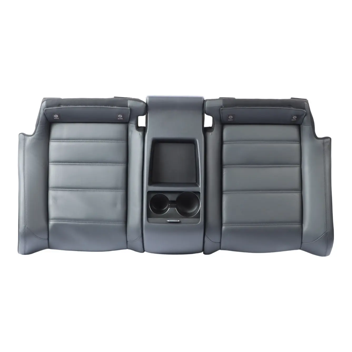 Mercedes W204 Rear Seat Bench Cup Holder Storage Couch Cover Sofa Black Leather