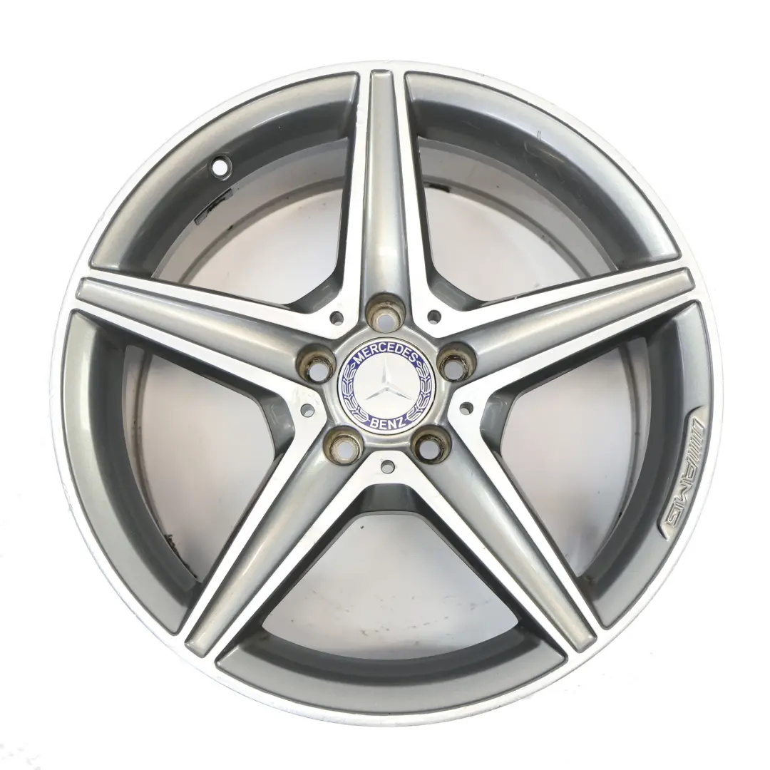 Mercedes W205 Himalaya Grey AMG Cerchio in lega 5 razze 18" 8,5J - SKU A2054011200-1 - Numero di parte A2054011200